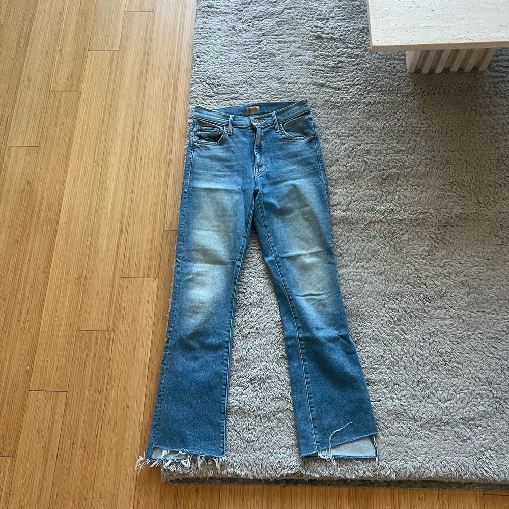 Mother cropped jeans